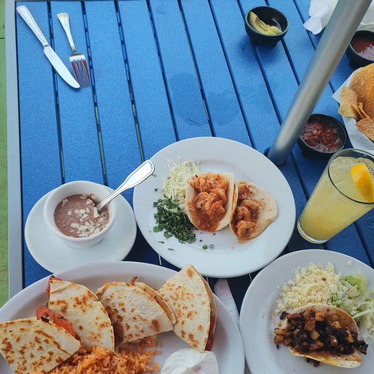 Street Tacos Al Pastor & Quesadilla De Camaron