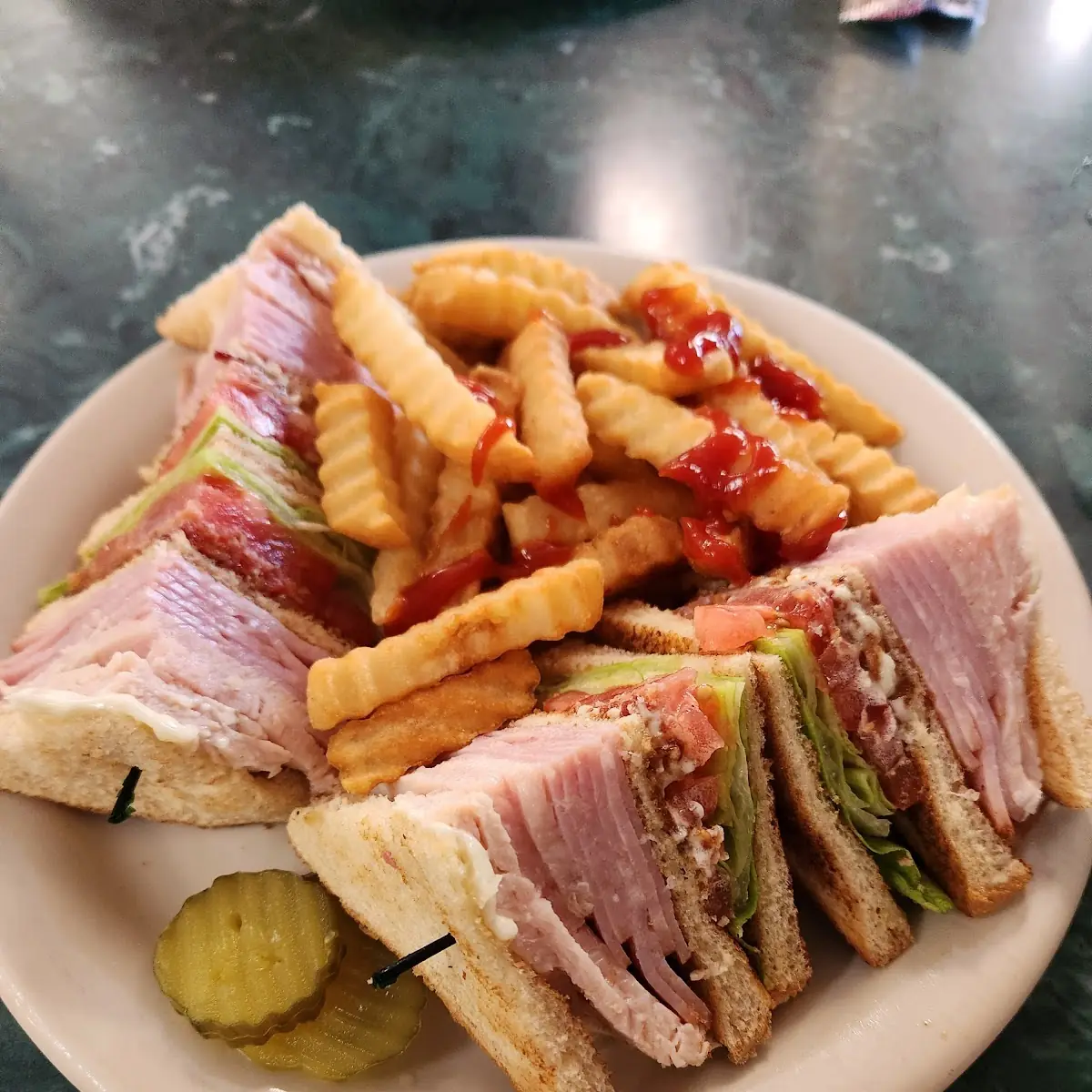 Sliced Pastrami Sandwich