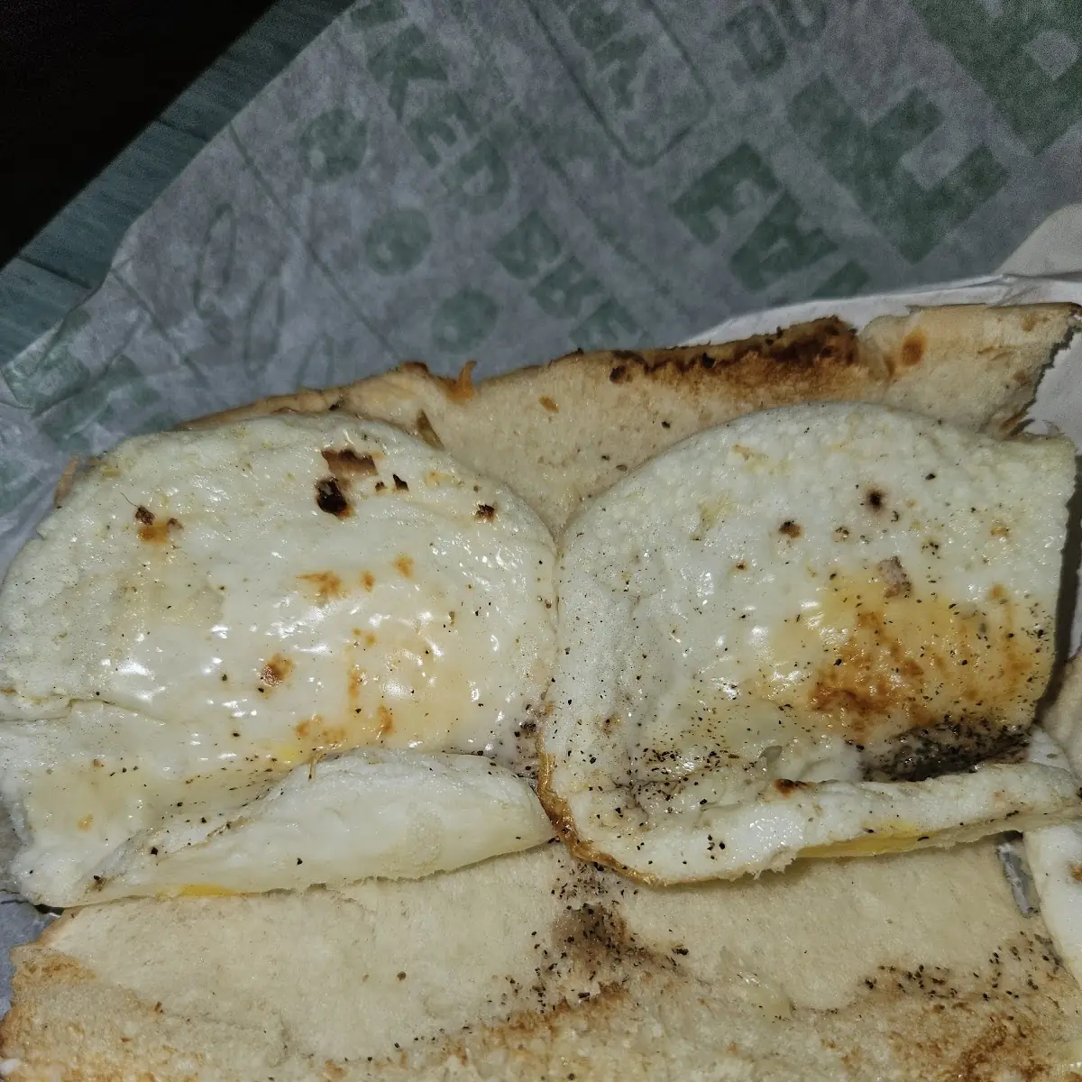Egg and Cheese on Italian Herb and Cheese Bread