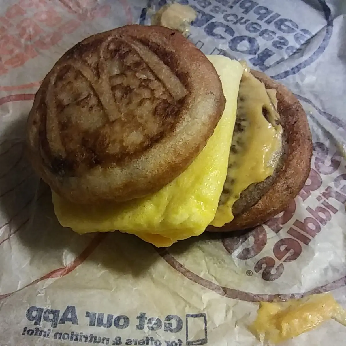 Sausage Egg & Cheese Mcgriddles