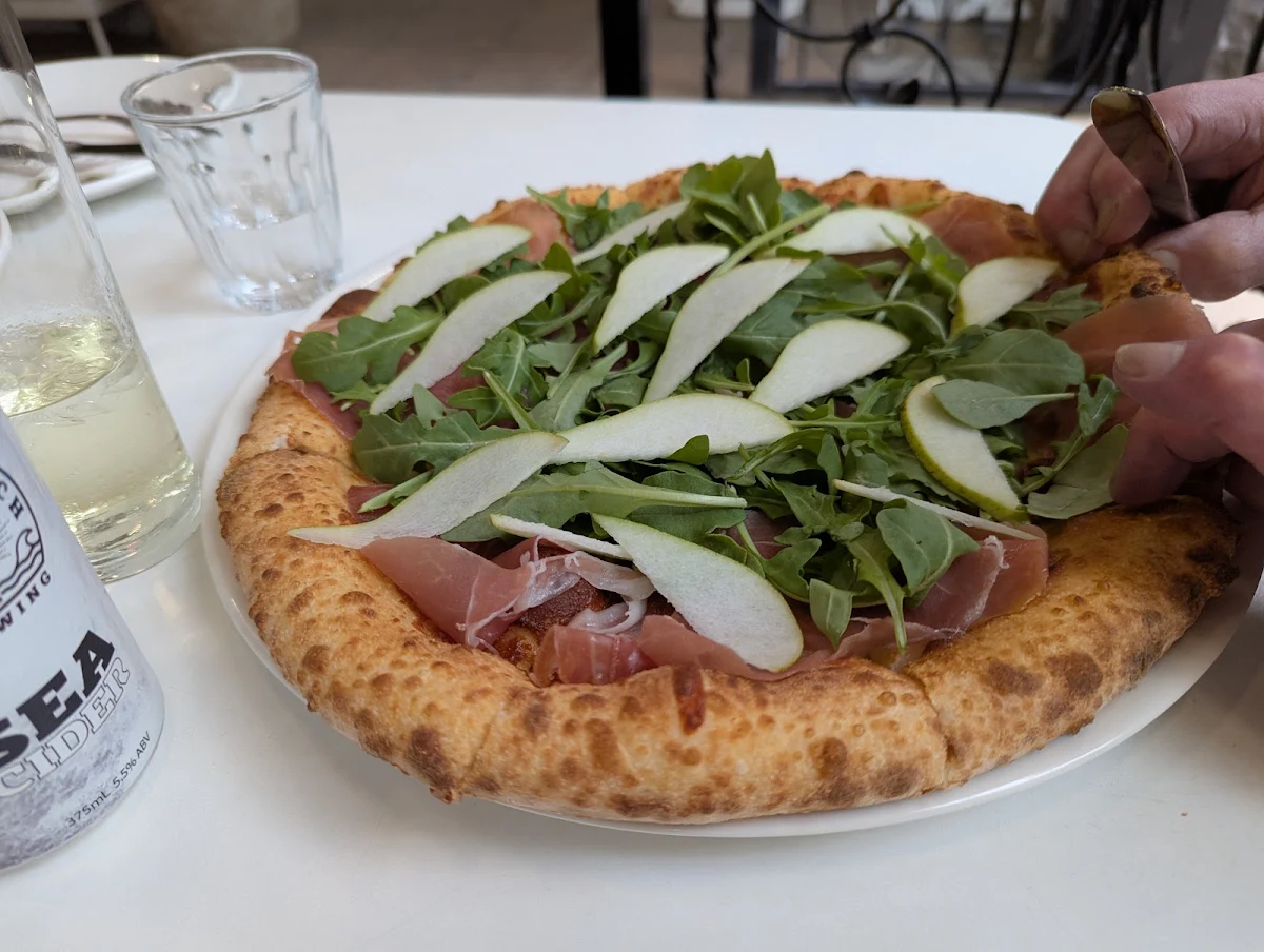 Prosciutto and Gorgonzola Pizza, Justin Lane Geelong