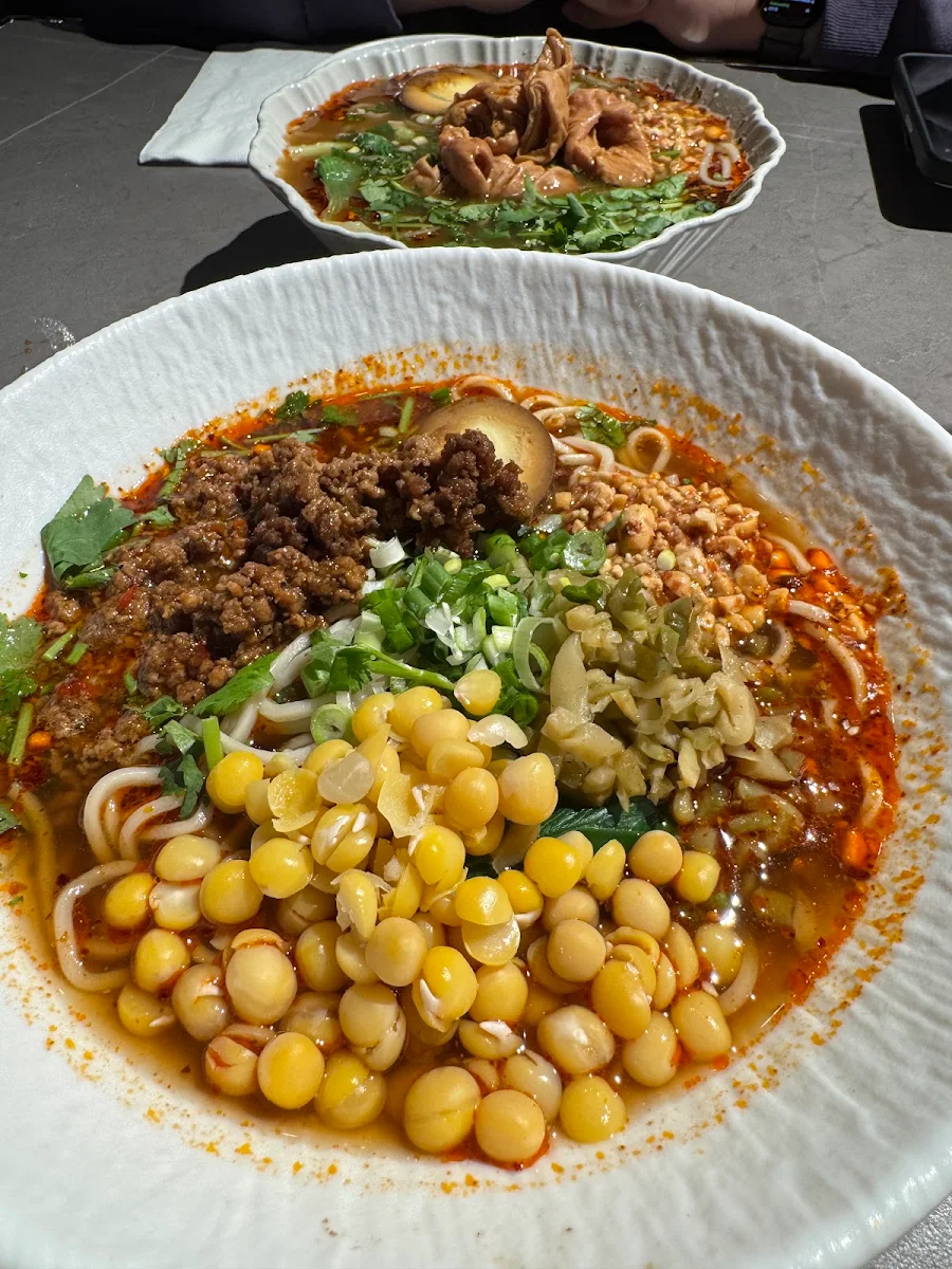 Spicy Minced Pork Noodle Soup