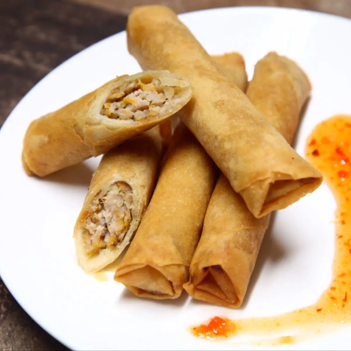 3. Vegetable Spring Roll (Each)