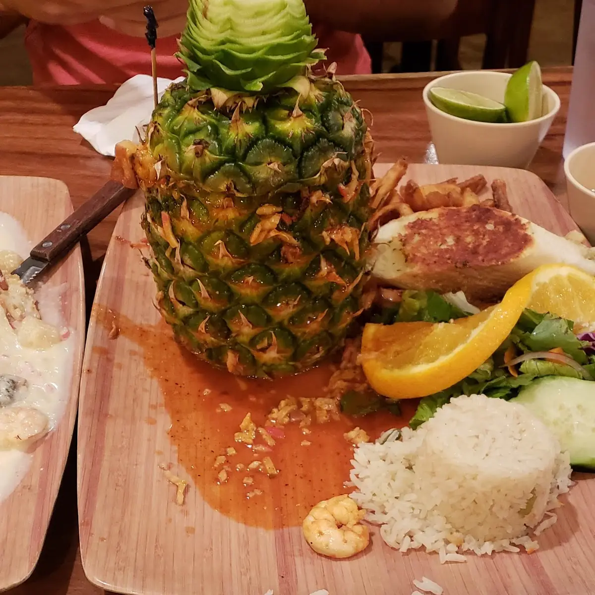 Piña Rellena Stuffed Pineapple