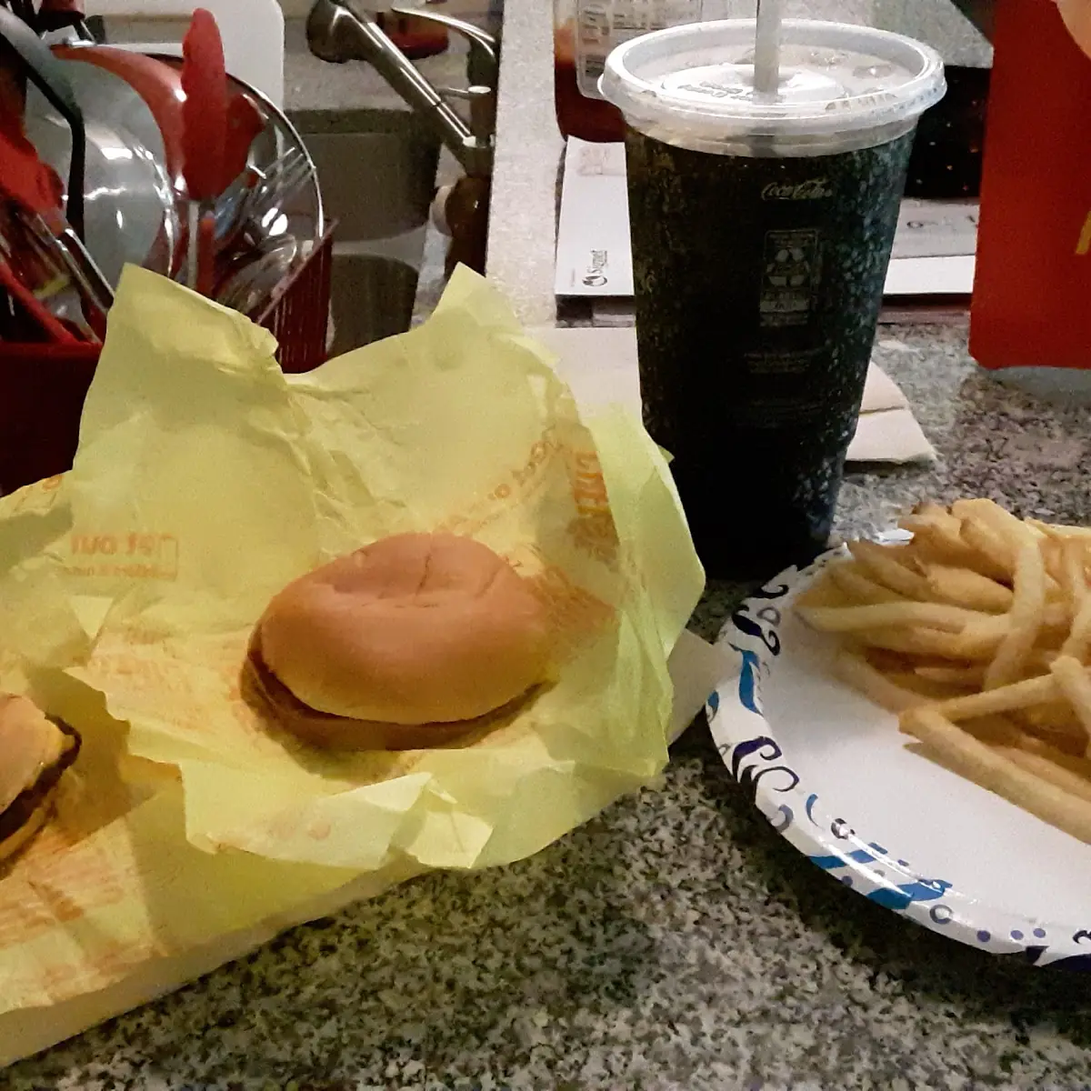 Two Cheeseburger Combo Large