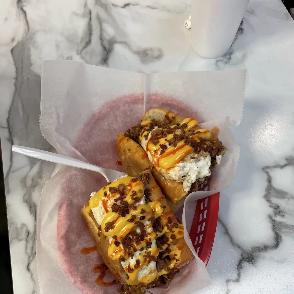 Hangover Cheesesteak Sandwich