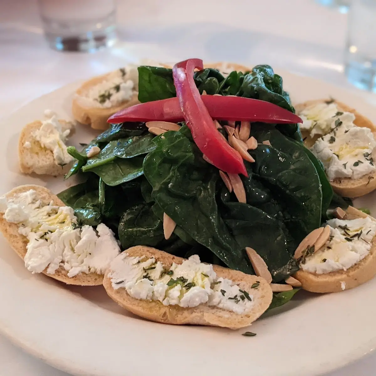 Goat Cheese & Spinach
