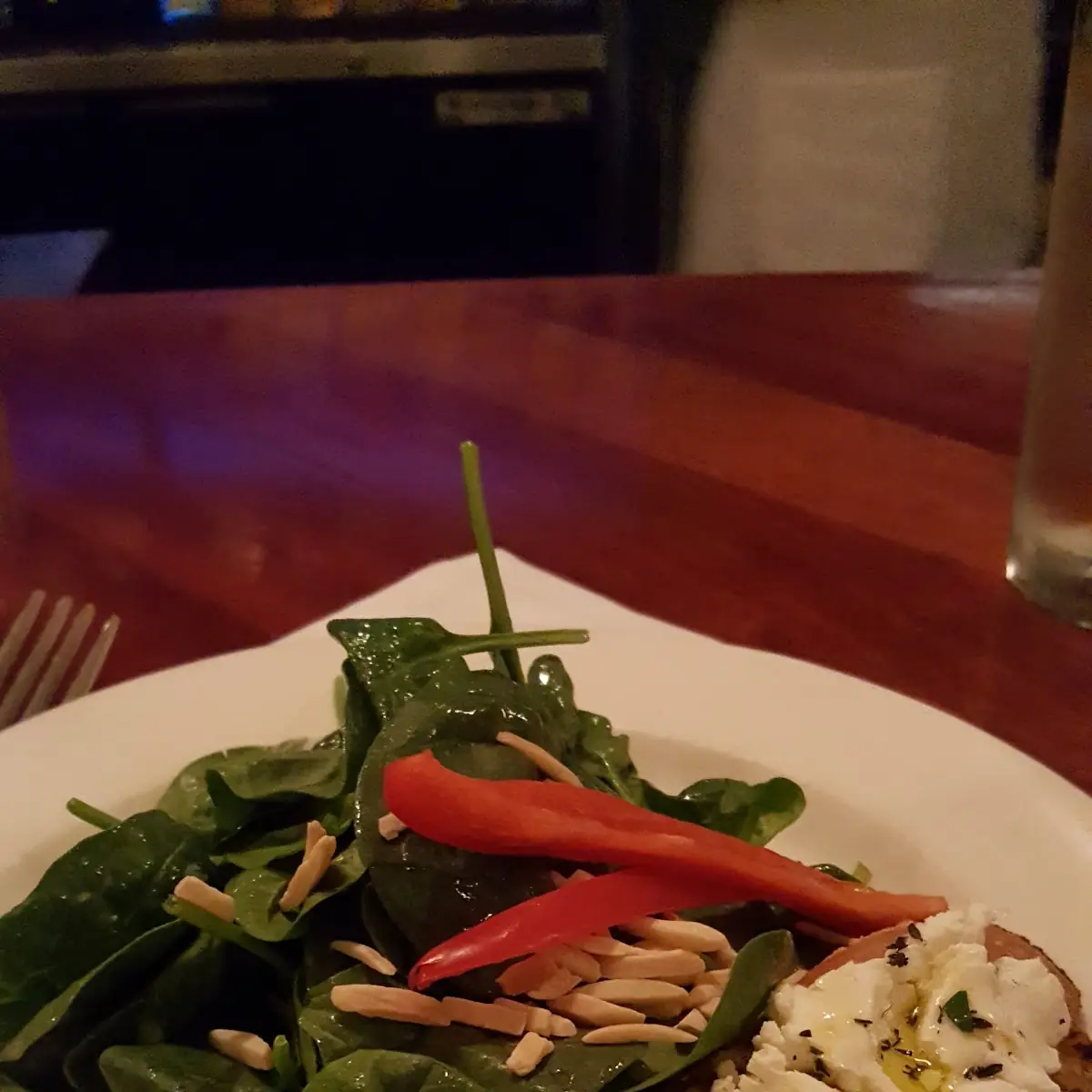Lobster with Spinach Salad