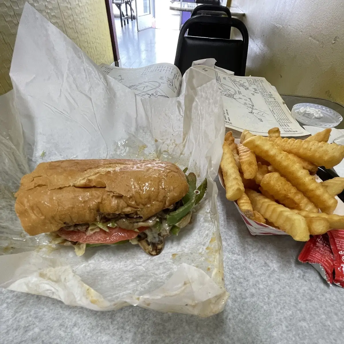 Philly Cheese Steak Sandwich Combo