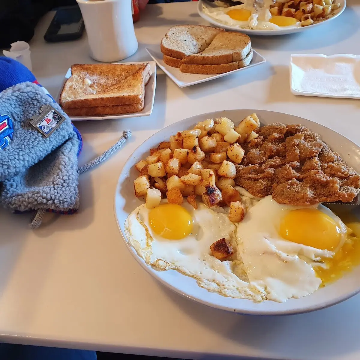 Country Fried Steak and Eggs