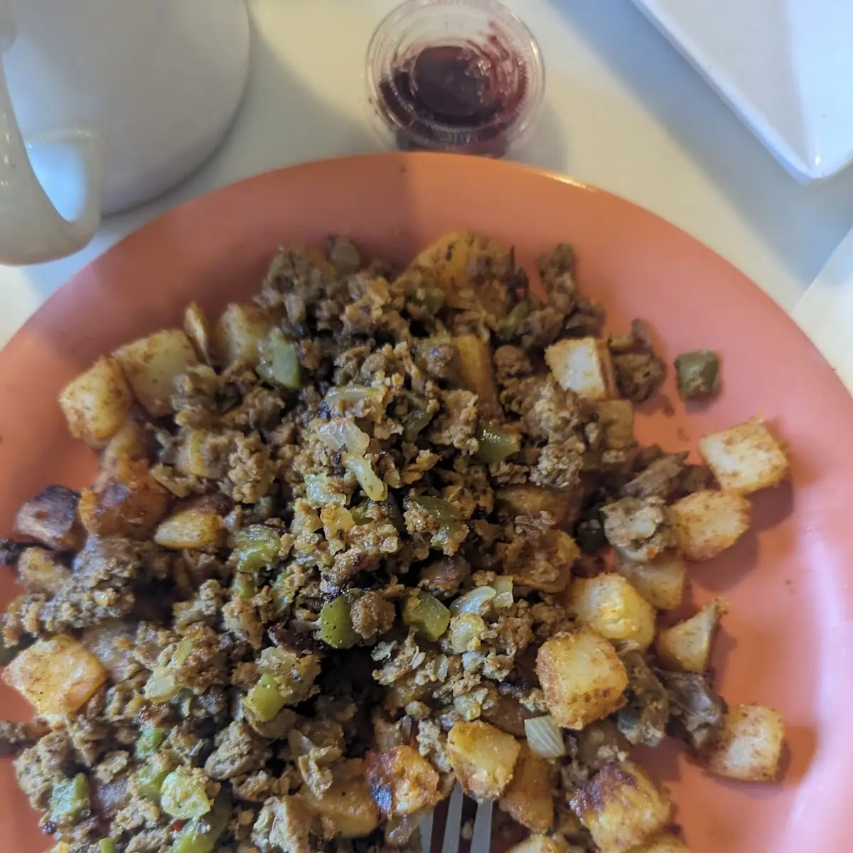 Hash Browns with Chirizo