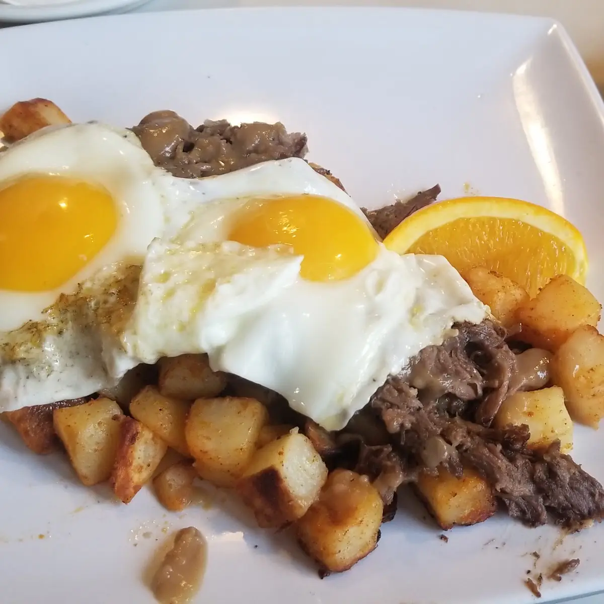 Poached Eggs with Hash Brown