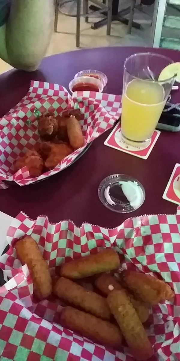 Cheese Sticks and Hot Wings
