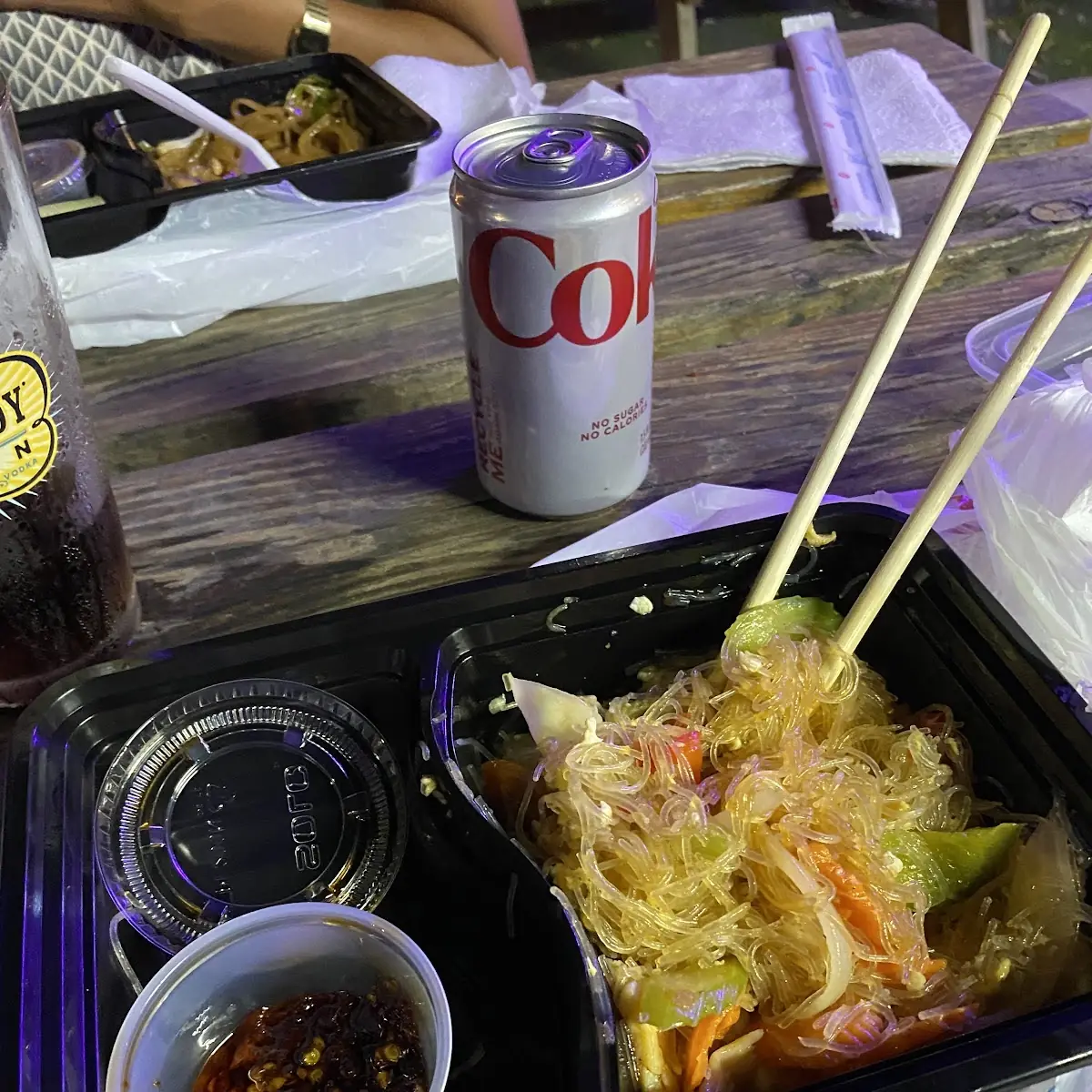 Thai Rice Noodles with Chicken