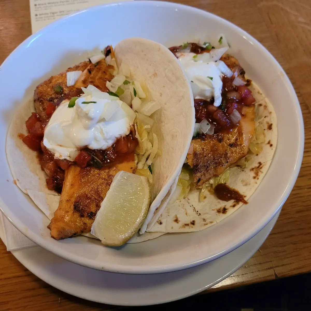 Grilled Salmon Tacos