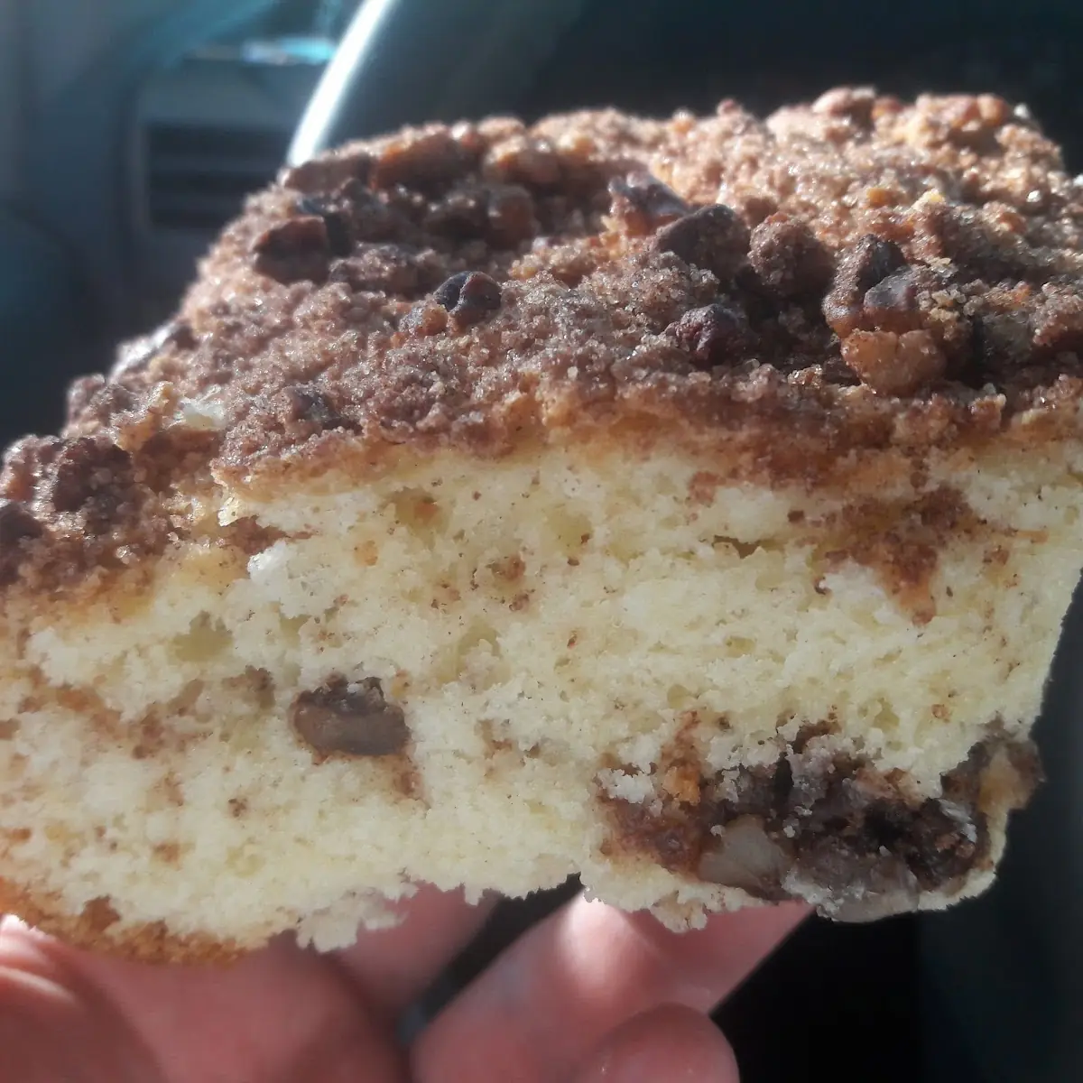 Praline Sour Cream Coffee Cake