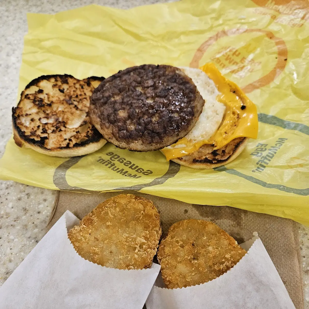 Sausage Egg and Cheese Mcmuffin
