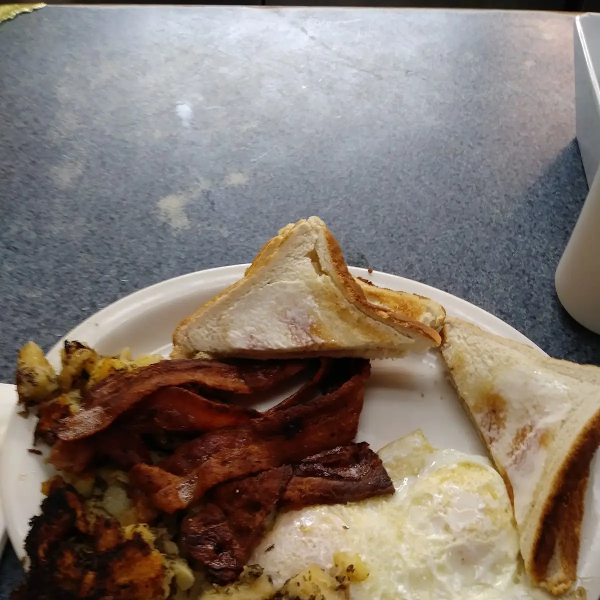 Two Eggs Toast Home Fries