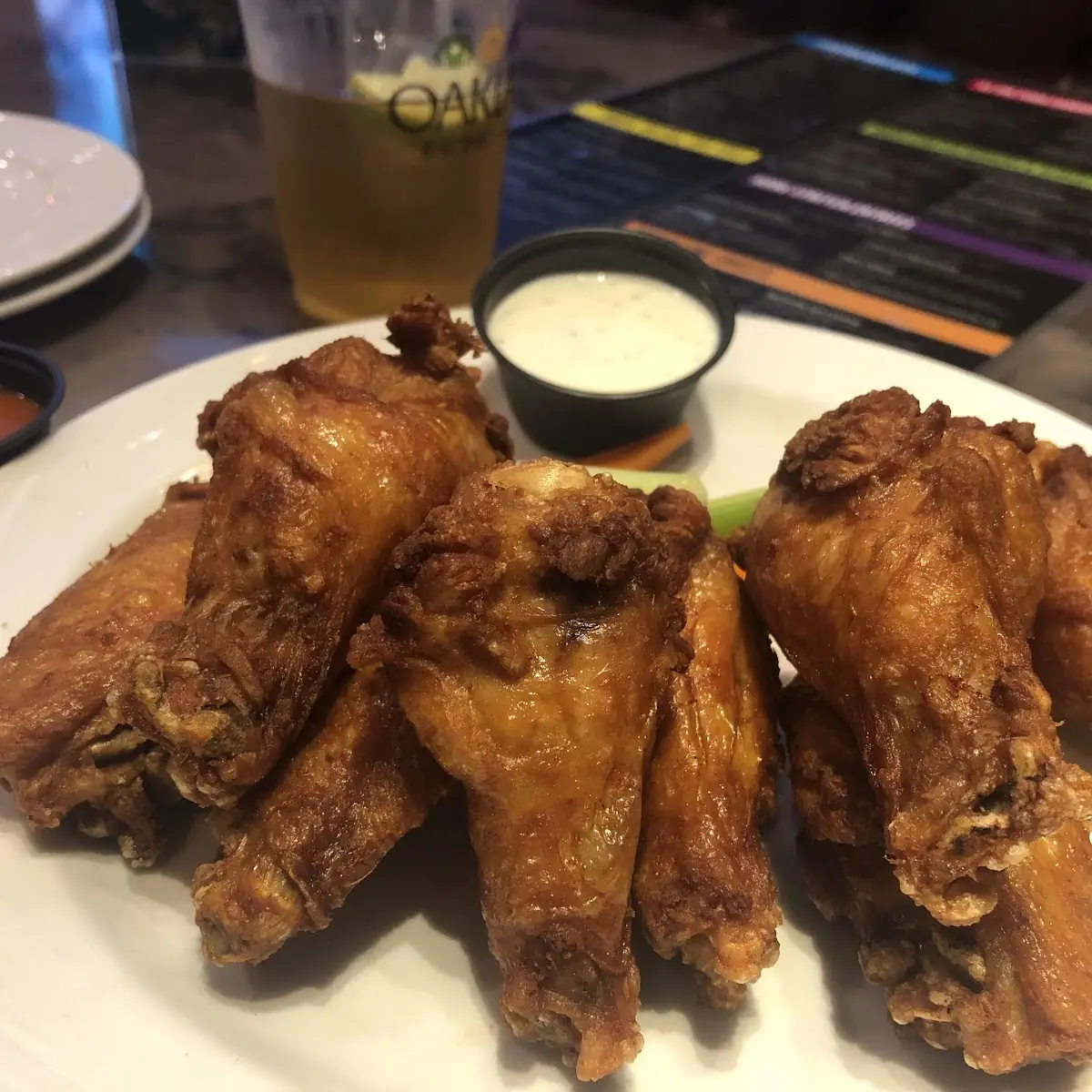 Buffalo Wings Sauce on the Side
