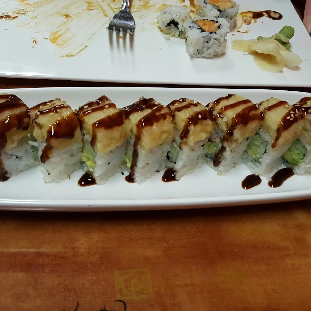 Triple Three Roll Salmon Roll Eel Tempura Roll