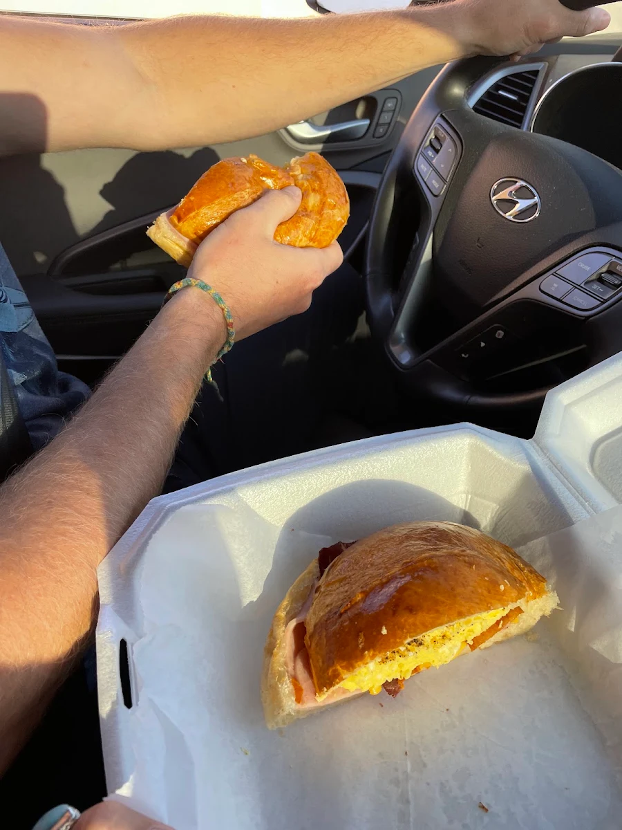 Ham, Egg, and Cheese on Toast