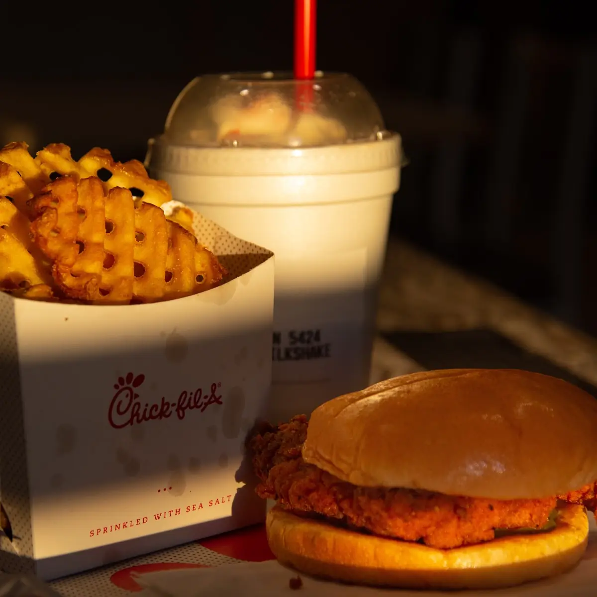Fries and a Chocolate Shake