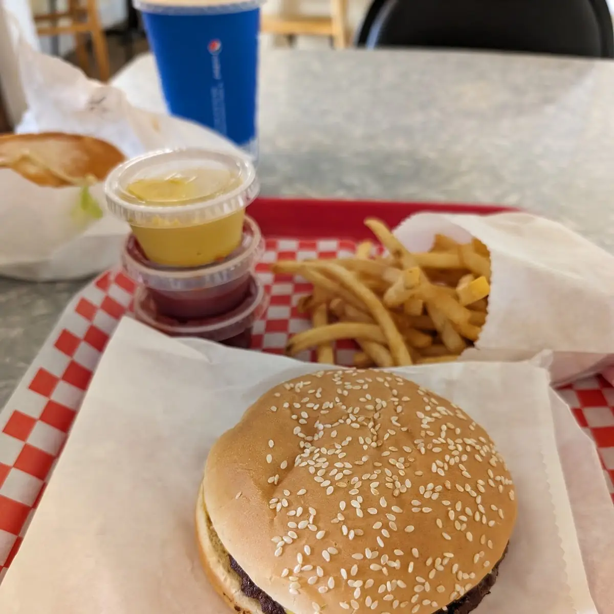 Cheeseburger and Fries