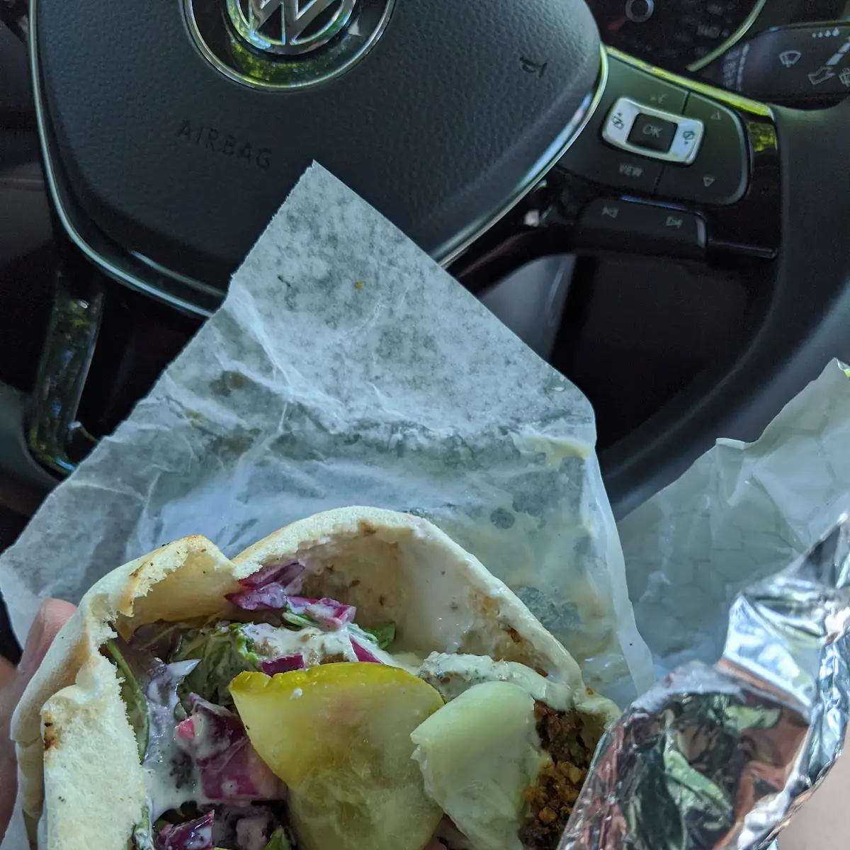 Falafel on Pita Bread