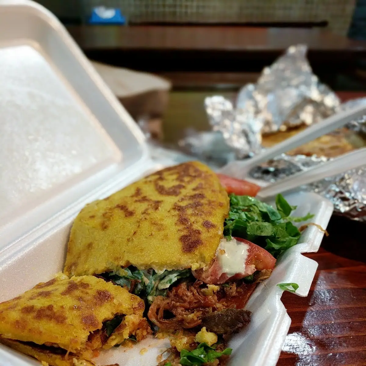 Ham and Cheese Cachapa