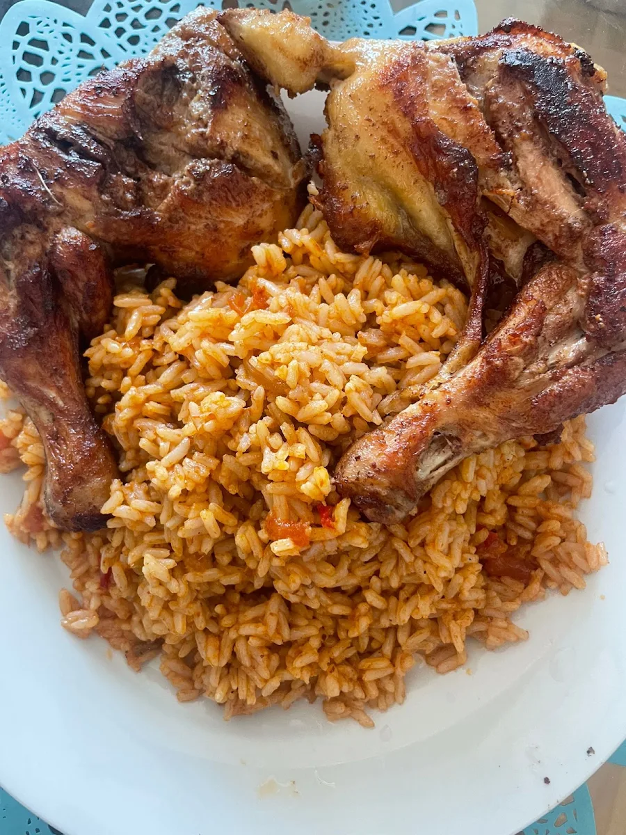 Jollof Rice with Chicken