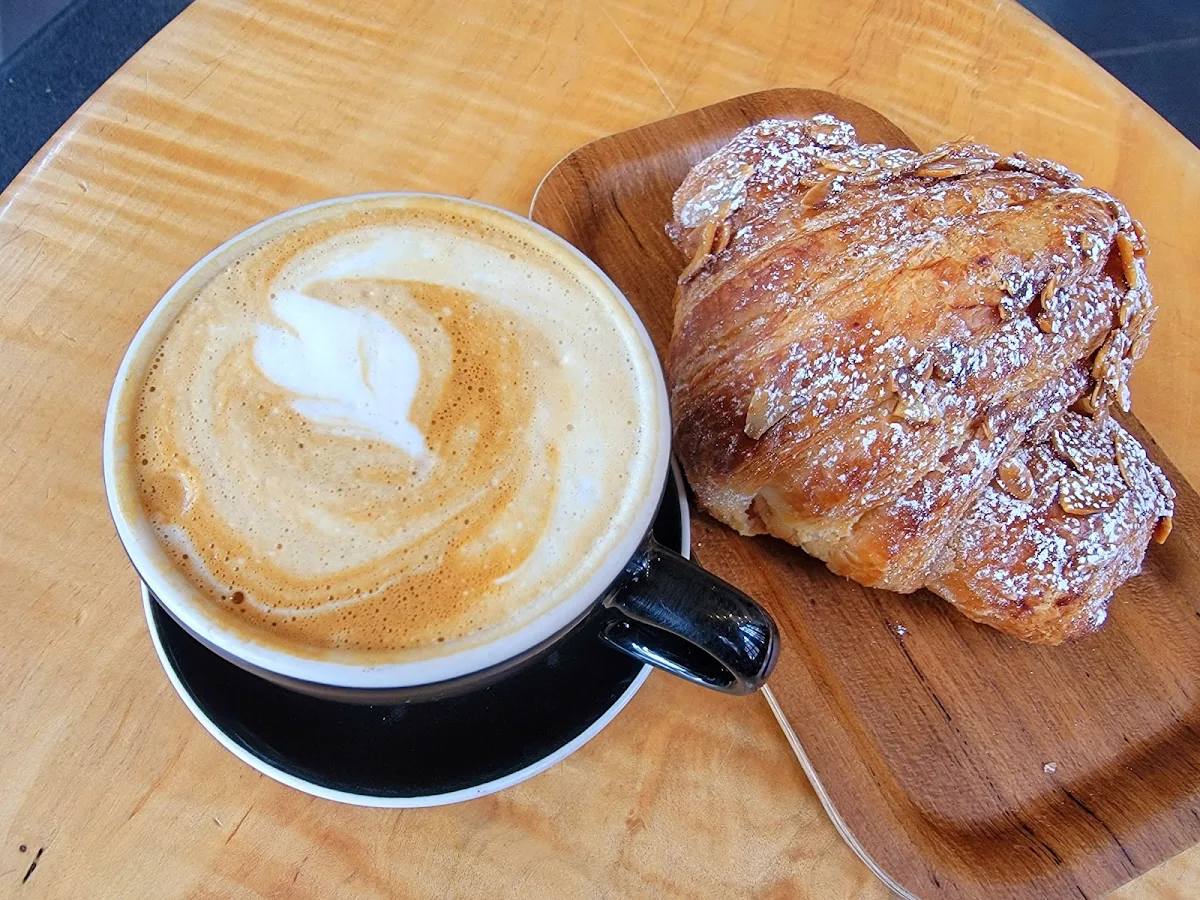 Latte and Chocolate Croissant