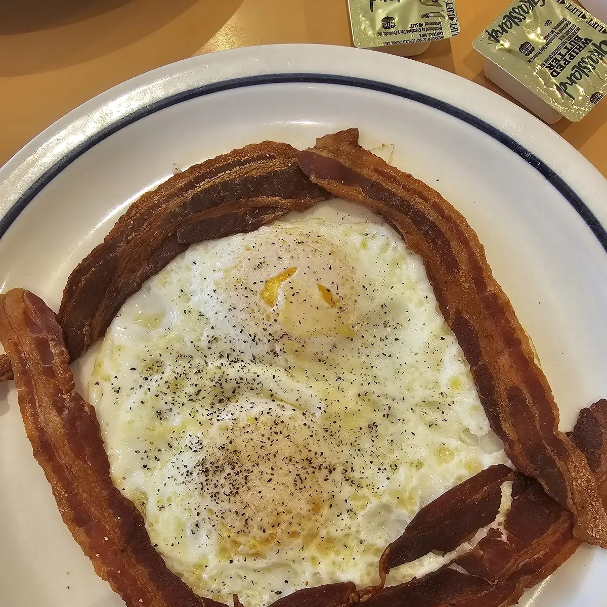 Two Eggs Two Strips