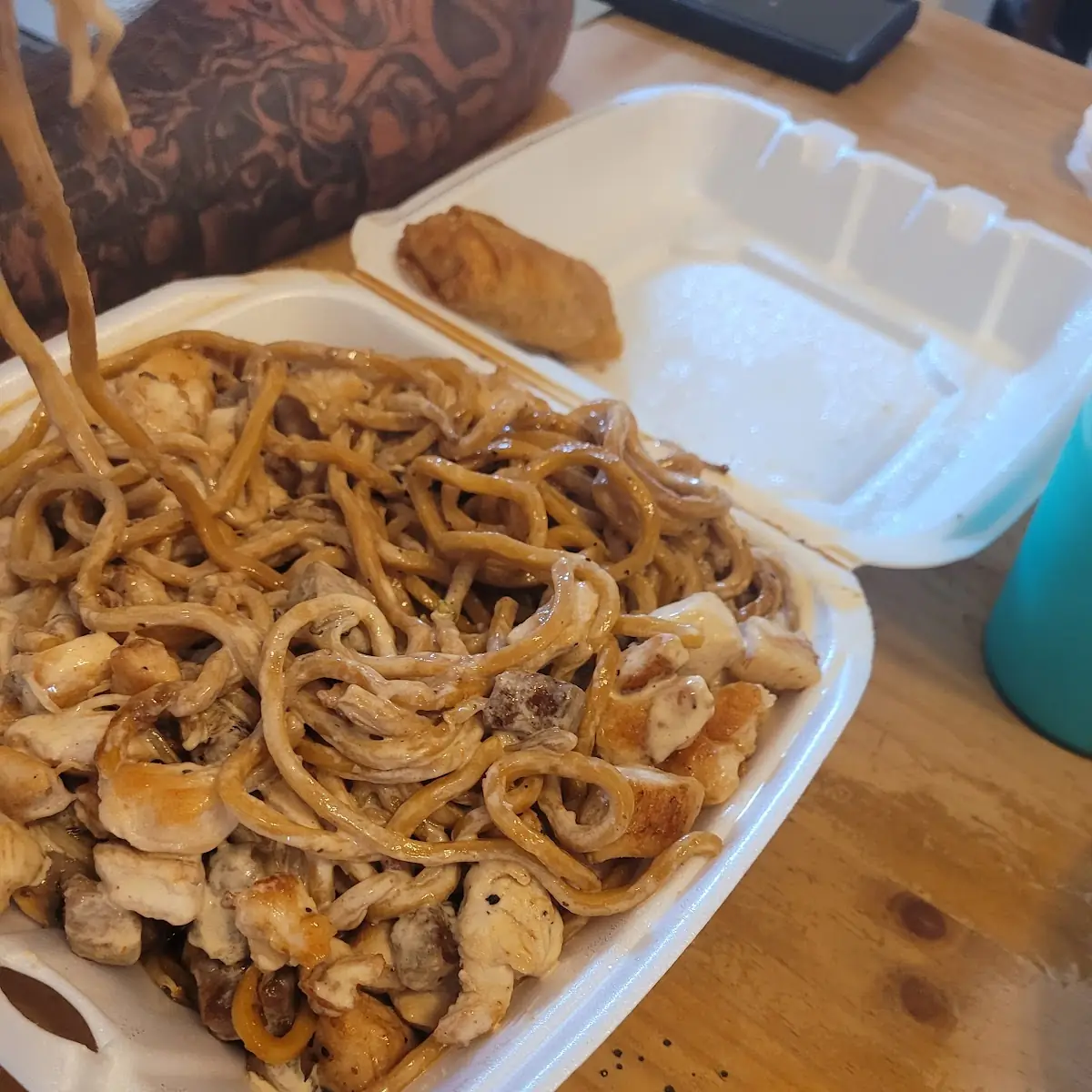 Chicken Steak Lo Mein Noodles
