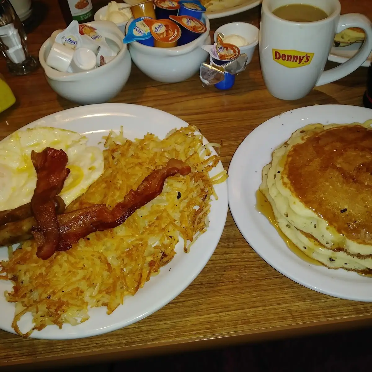 Actually at Denny's not Taco Bell