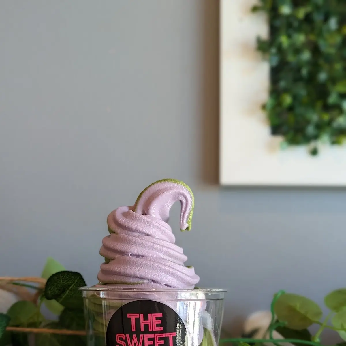 Matcha and Ube Soft Serve