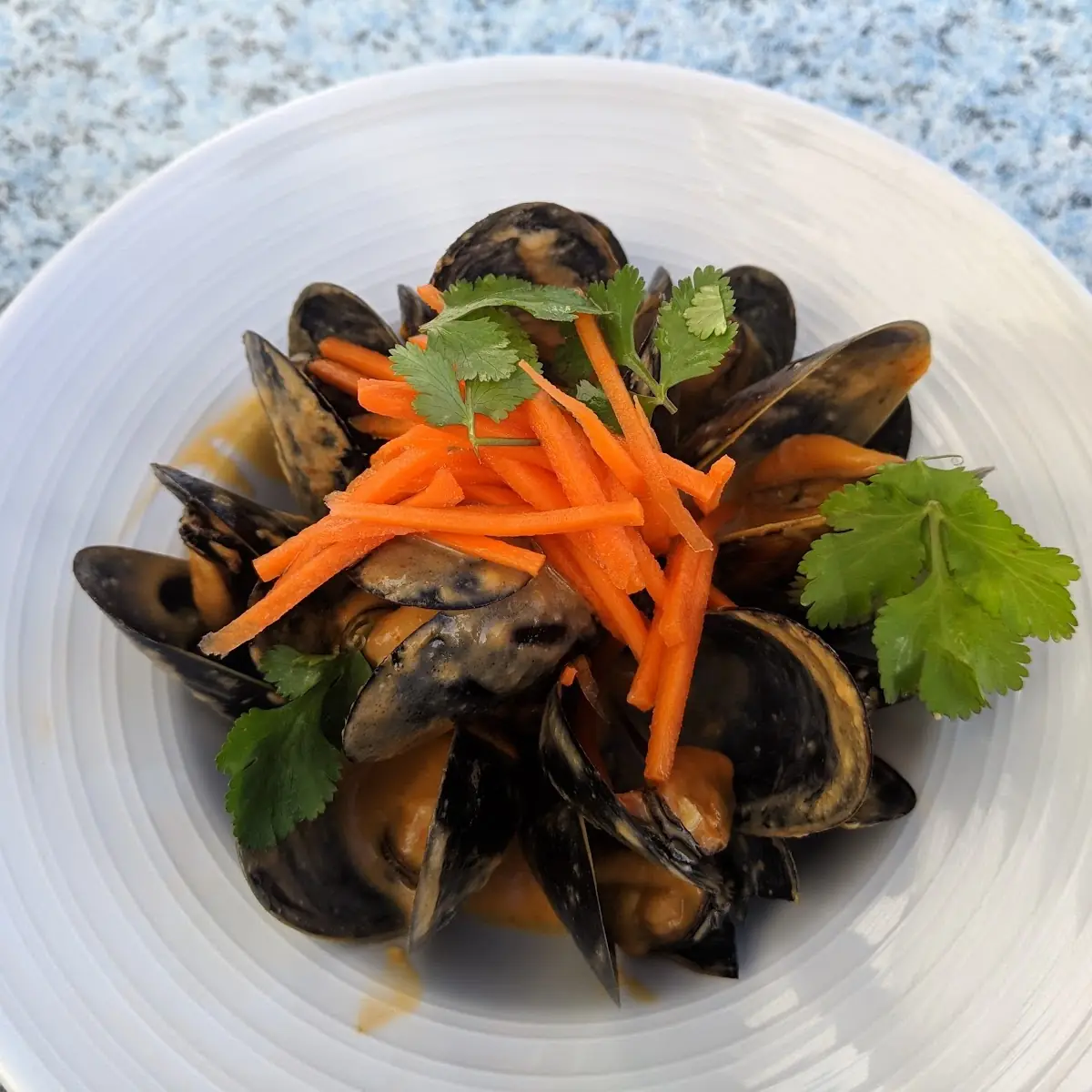 Thai Curry Penn Cove Mussels