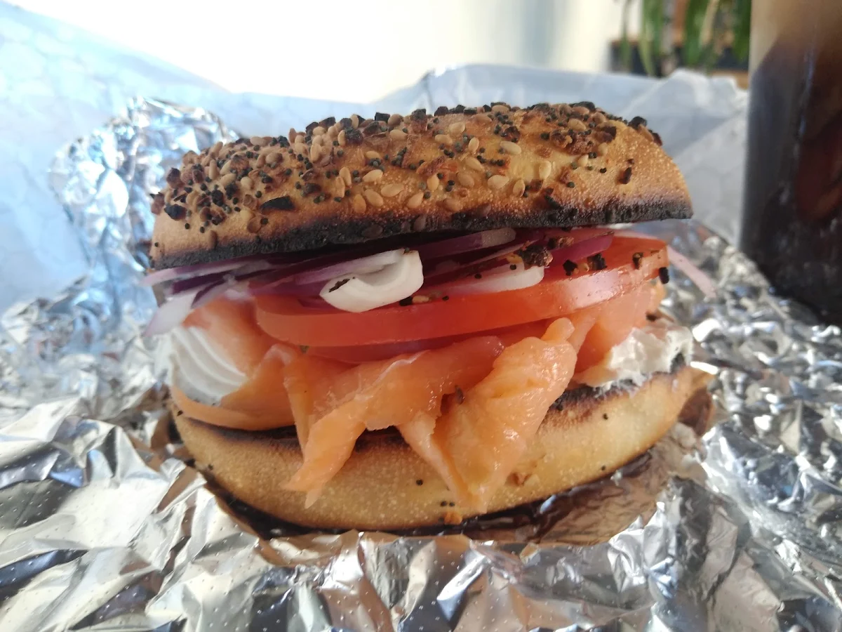 Everything Bagel with Lox