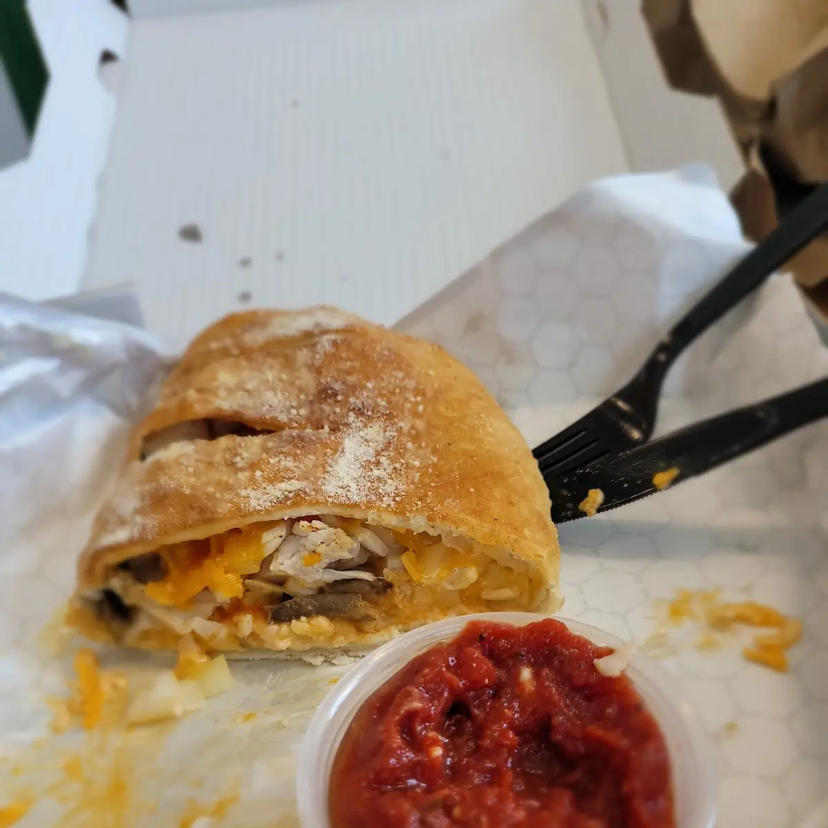 Buffalo Chicken Calzone