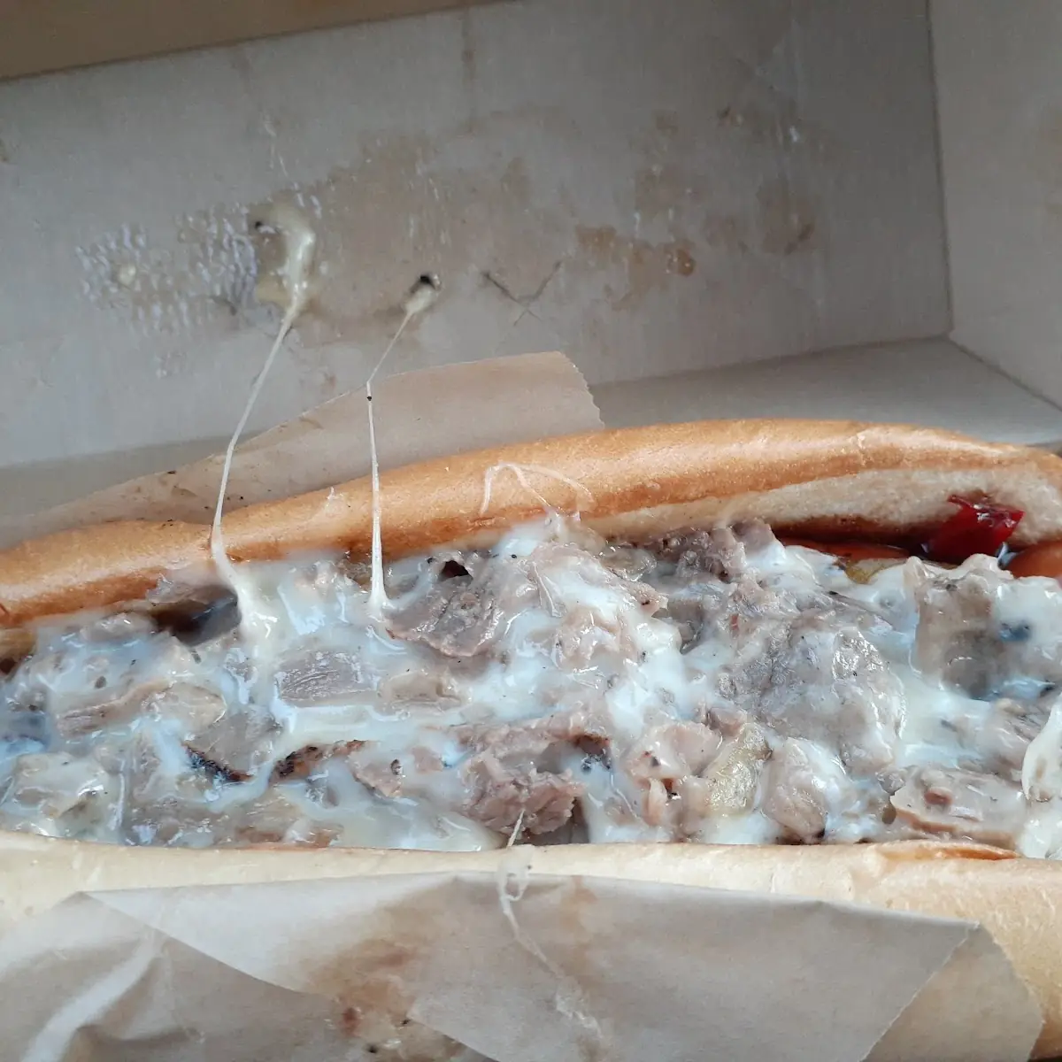 Steak and Cheese Steak Sandwich
