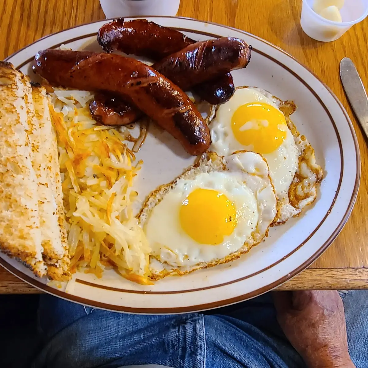 Smoke Sausage and Eggs