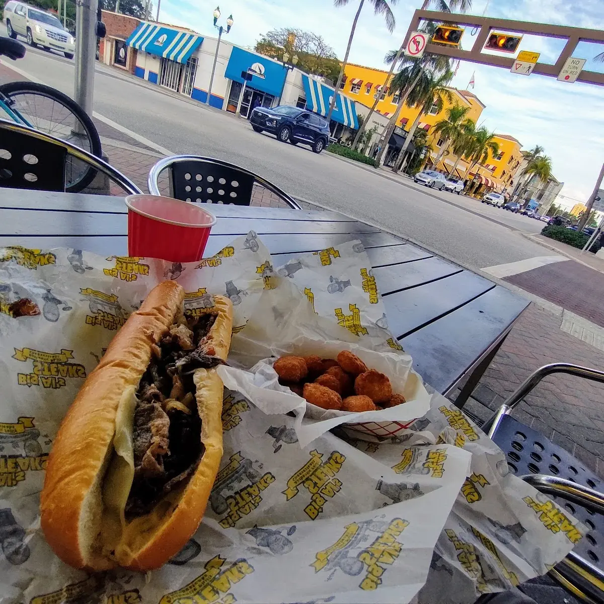 Cheesesteak with Provolone Cheese