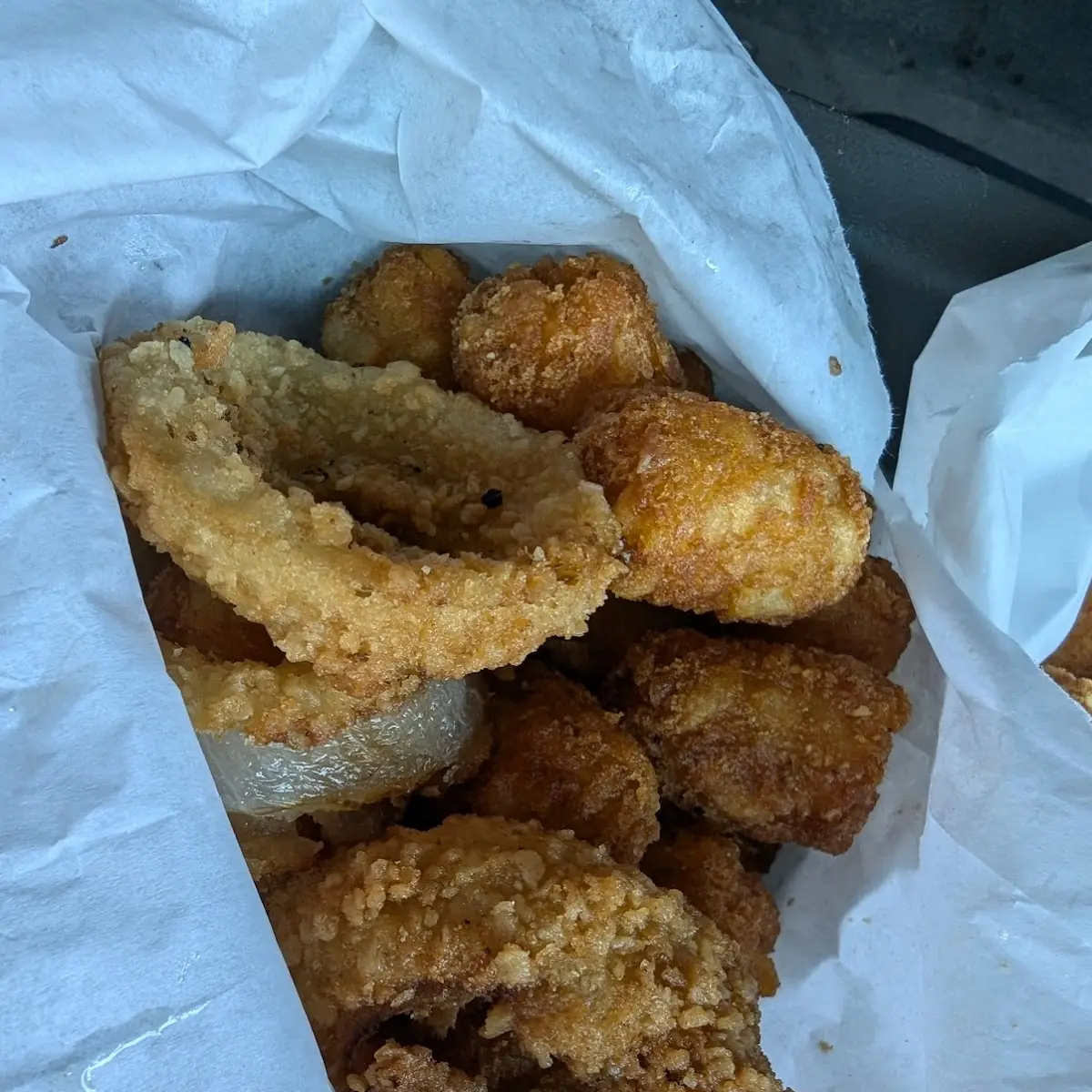 Tater Tots and Onion Rings