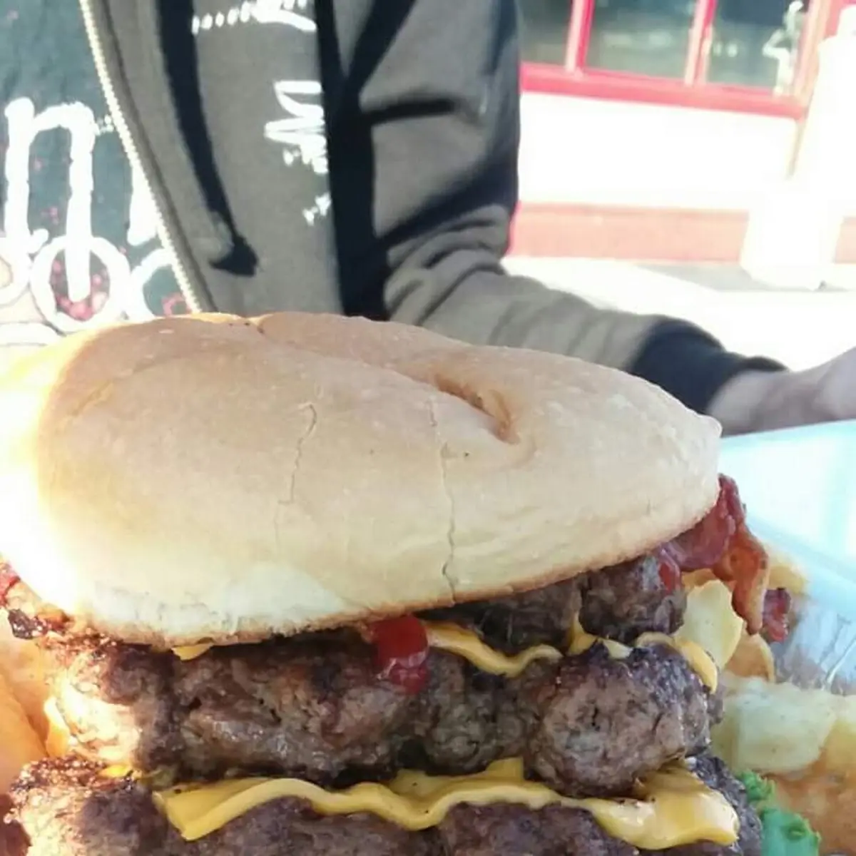 Triple Bacon Cheeseburger Combo Meal