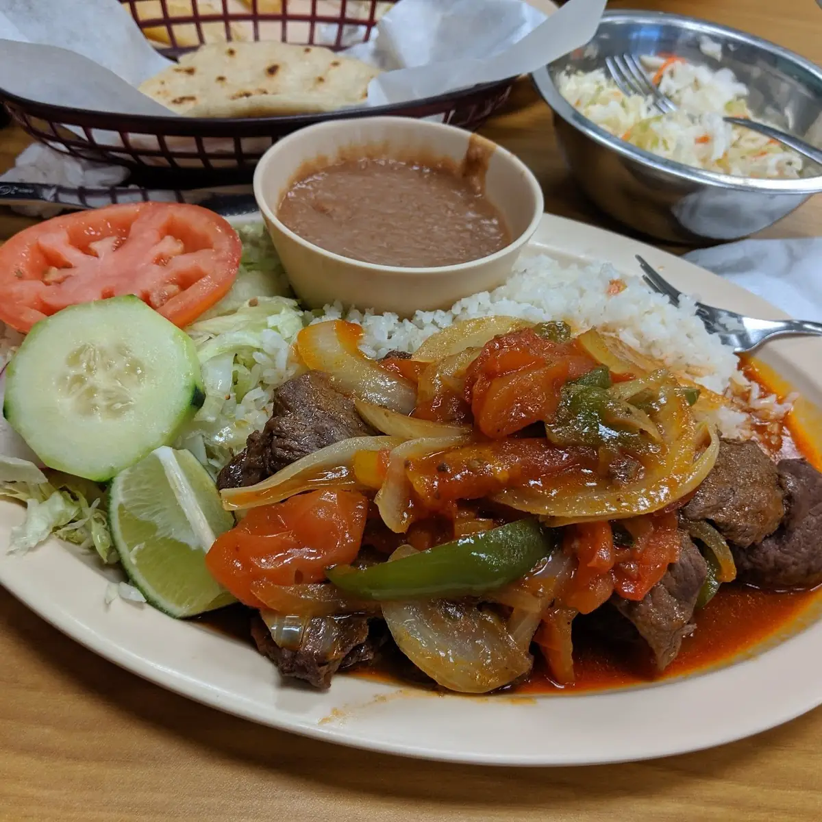 Bistec Encebollado