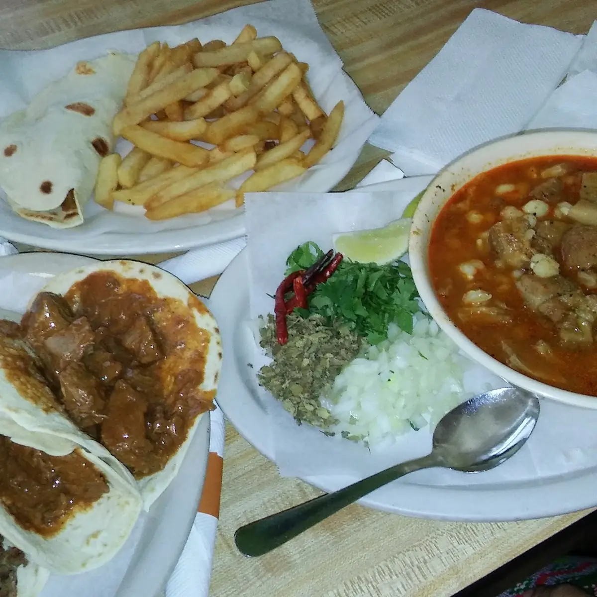 Tacos and Menudo