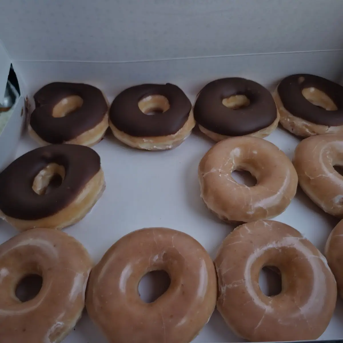 Chocolate and Glazed Donuts