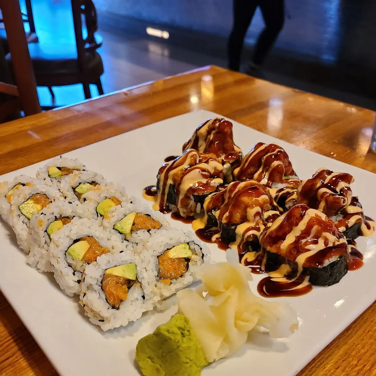 Spicy Tuna and Volcano Roll