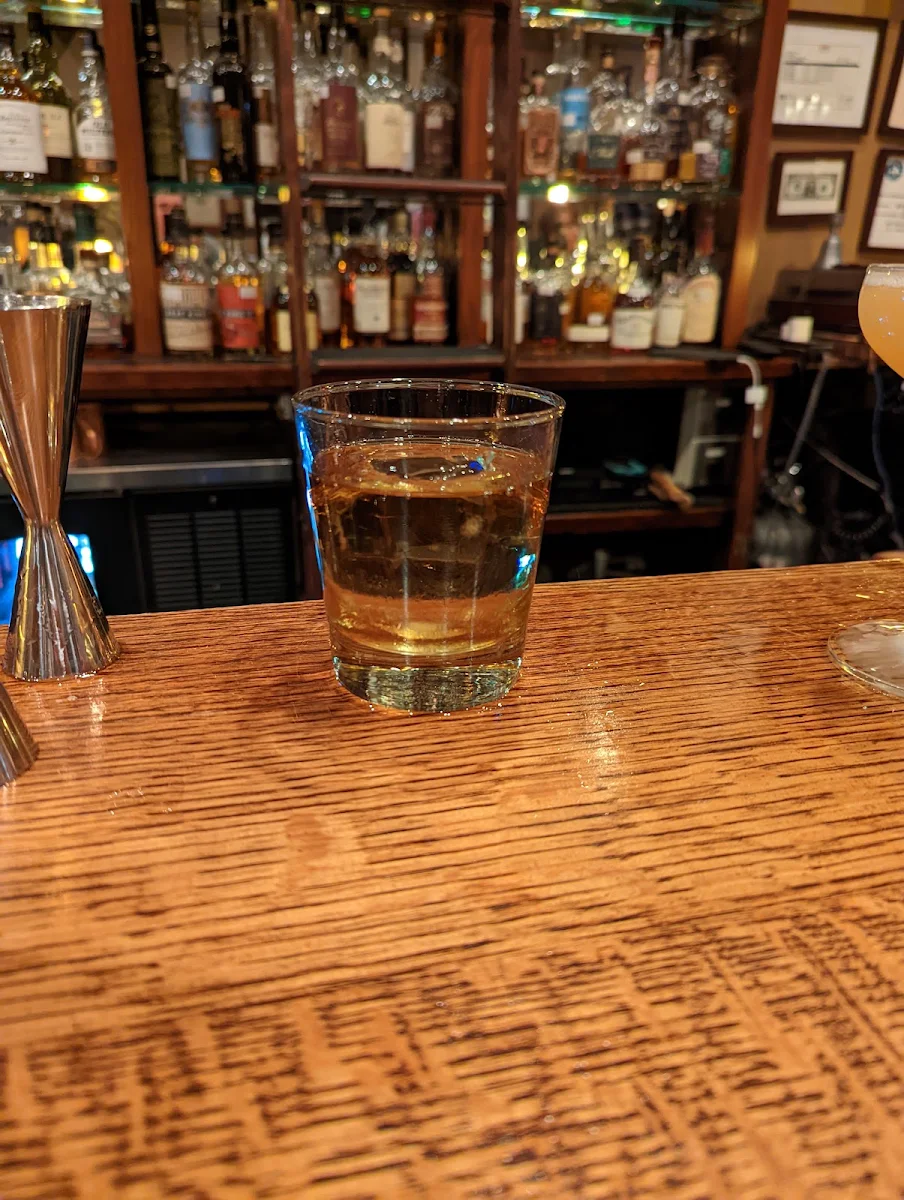 Old Fashioned with Clear Ice