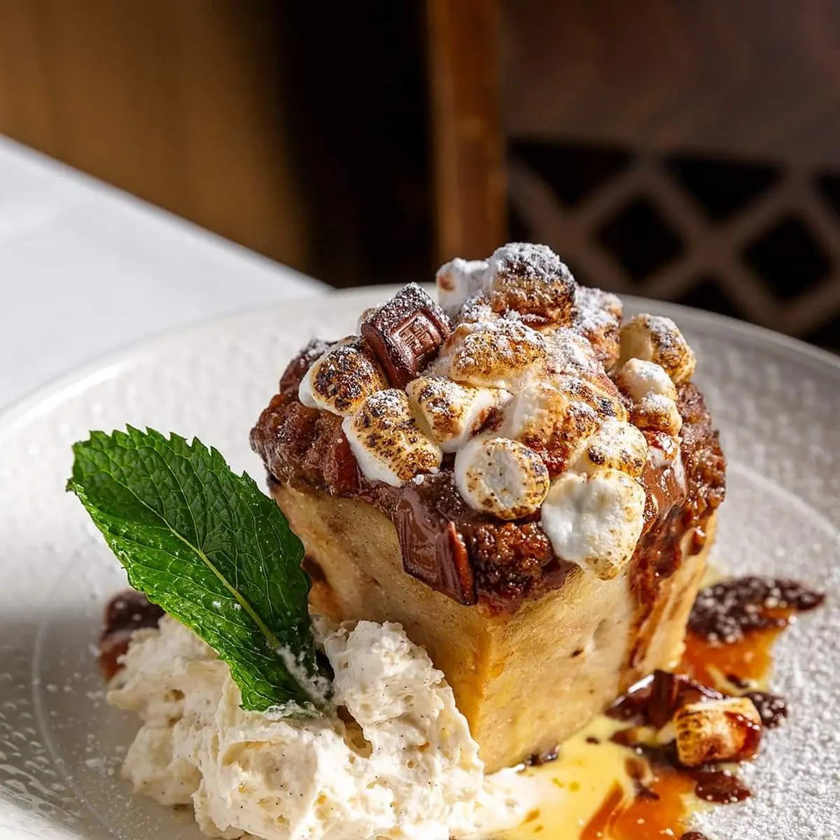 White Chocolate Chip Bread Pudding