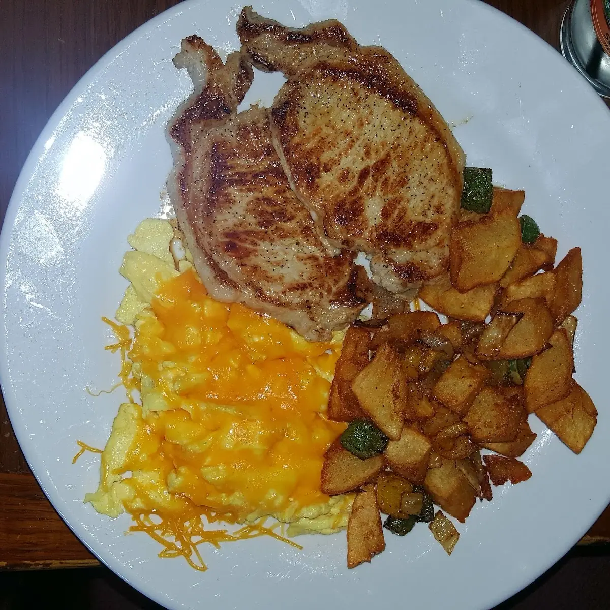 Pork Chops & Eggs